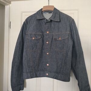 Vintage 60/70s Sears Roebucks Denim Trucker Selvedge Type 3 Jacket Mens L USA